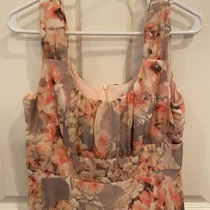 Floral sleeveless print dress - 10P